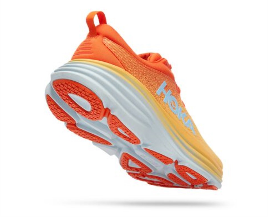Hoka Bondi 8 Papageientaucherschnabel Bernsteingelb