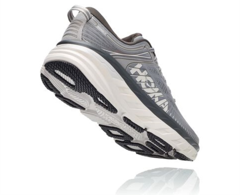 Hoka Bondi 7 Wild Dove Dunkler Schatten