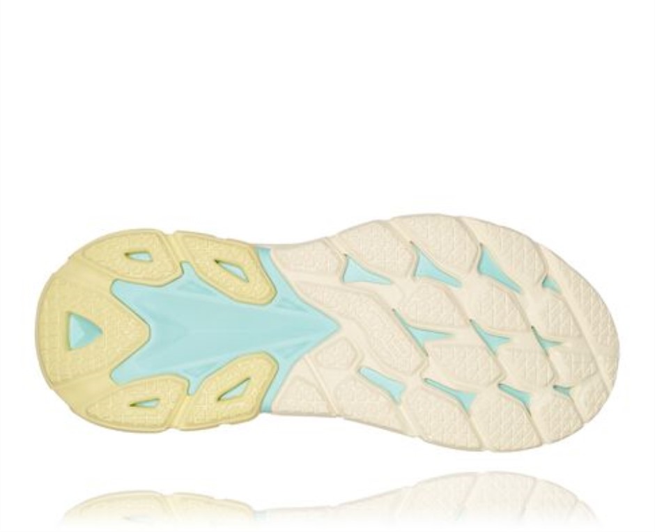 Hoka Clifton Edge Blanc De Blanc Blaue Tönung