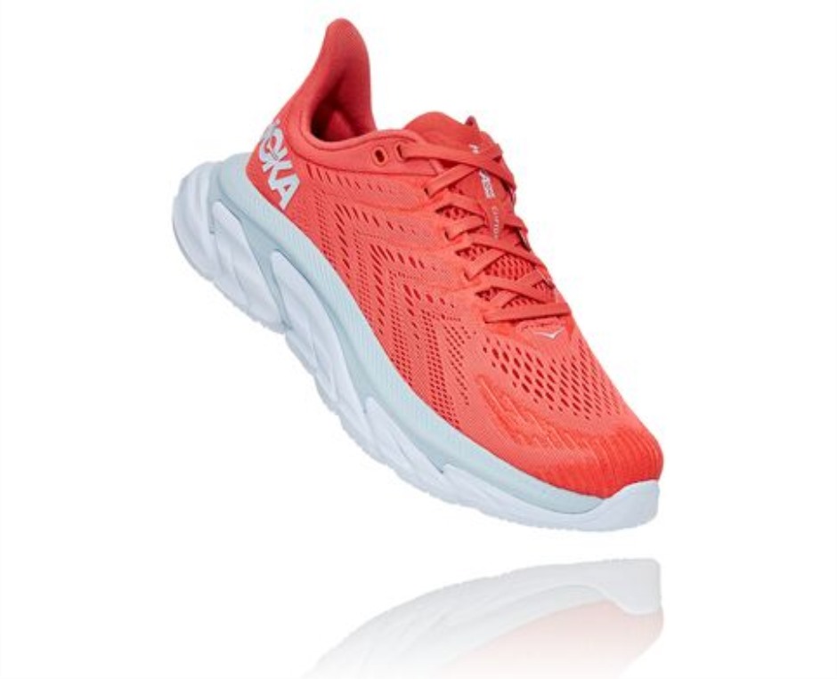 Clifton Edge Hoka Hot Korallenweiß