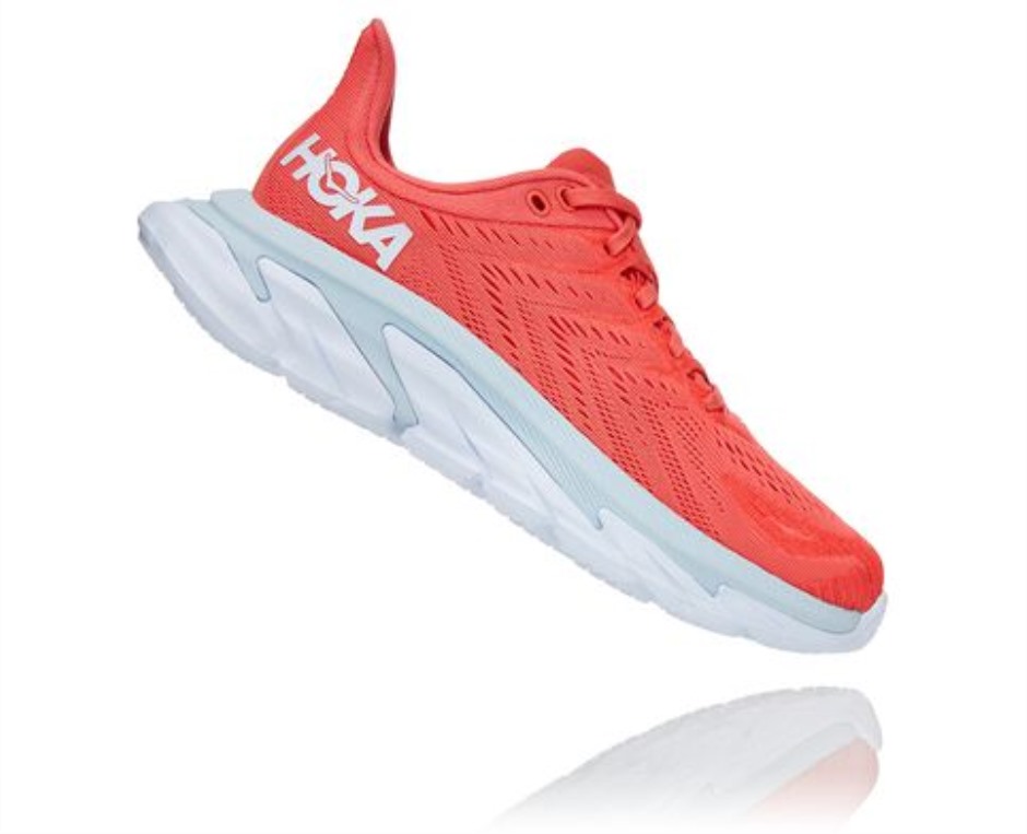 Clifton Edge Hoka Hot Korallenweiß