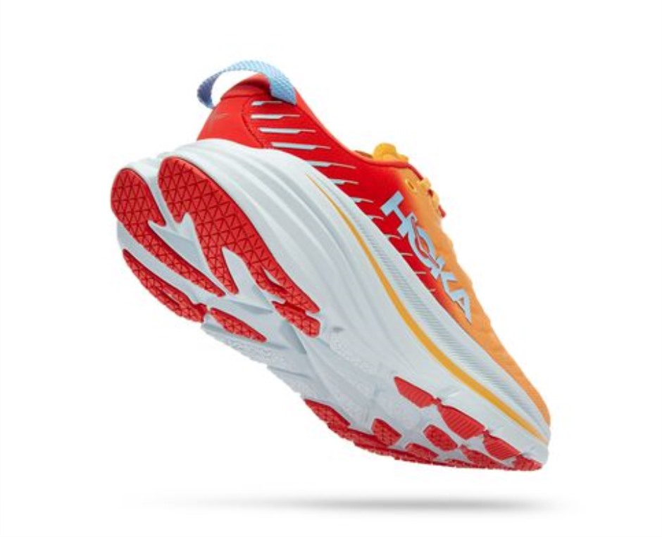 Bondi X Hoka Fiesta Bernsteingelb