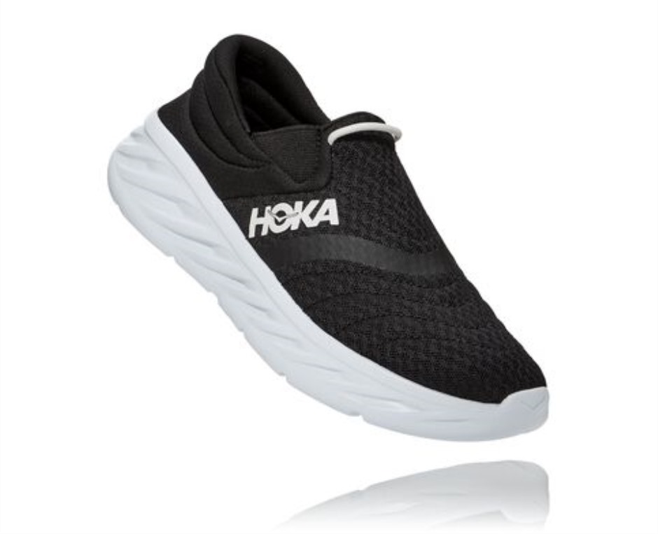 Hoka Ora Erholungsschuh 2 Schwarz Weiß