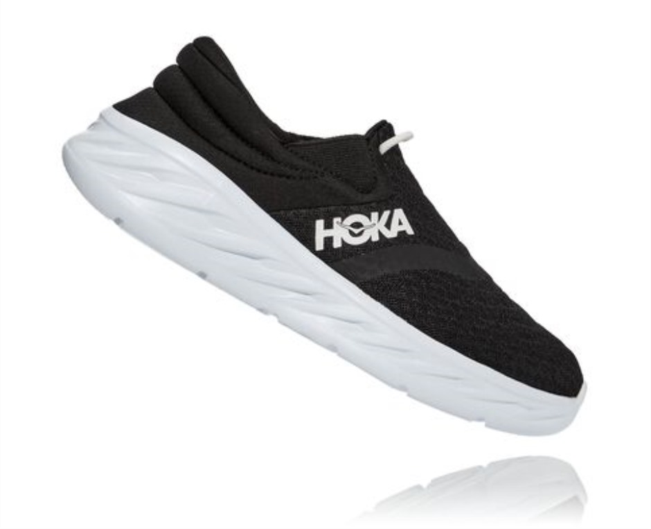 Hoka Ora Erholungsschuh 2 Schwarz Weiß