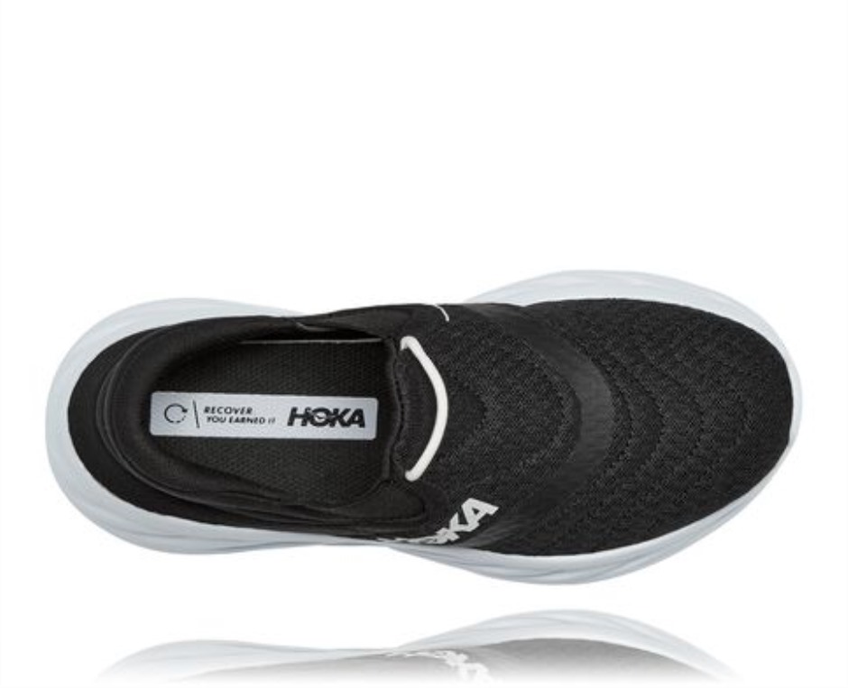Hoka Ora Erholungsschuh 2 Schwarz Weiß